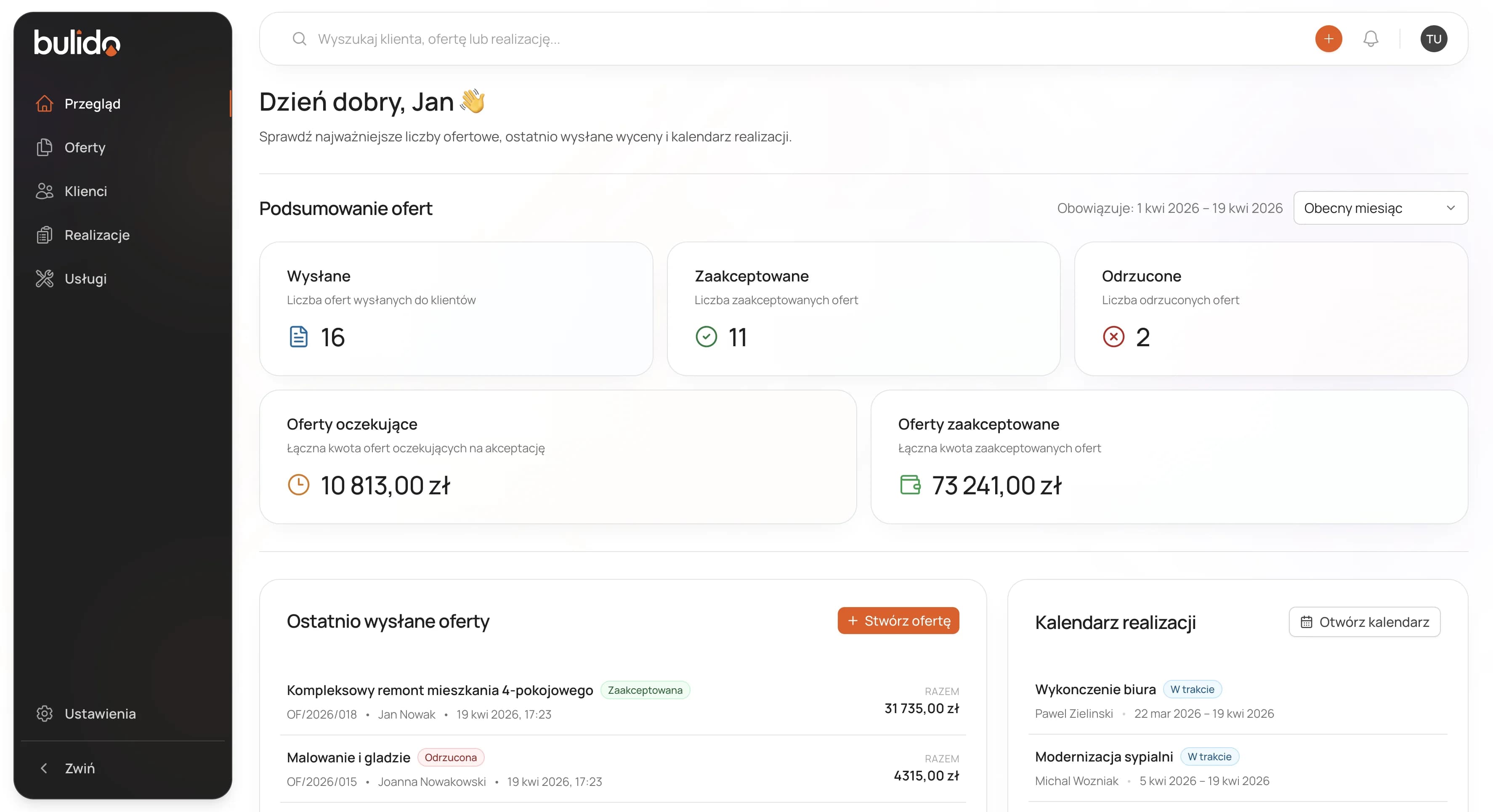 Panel Bulido — przegląd ofert i realizacji