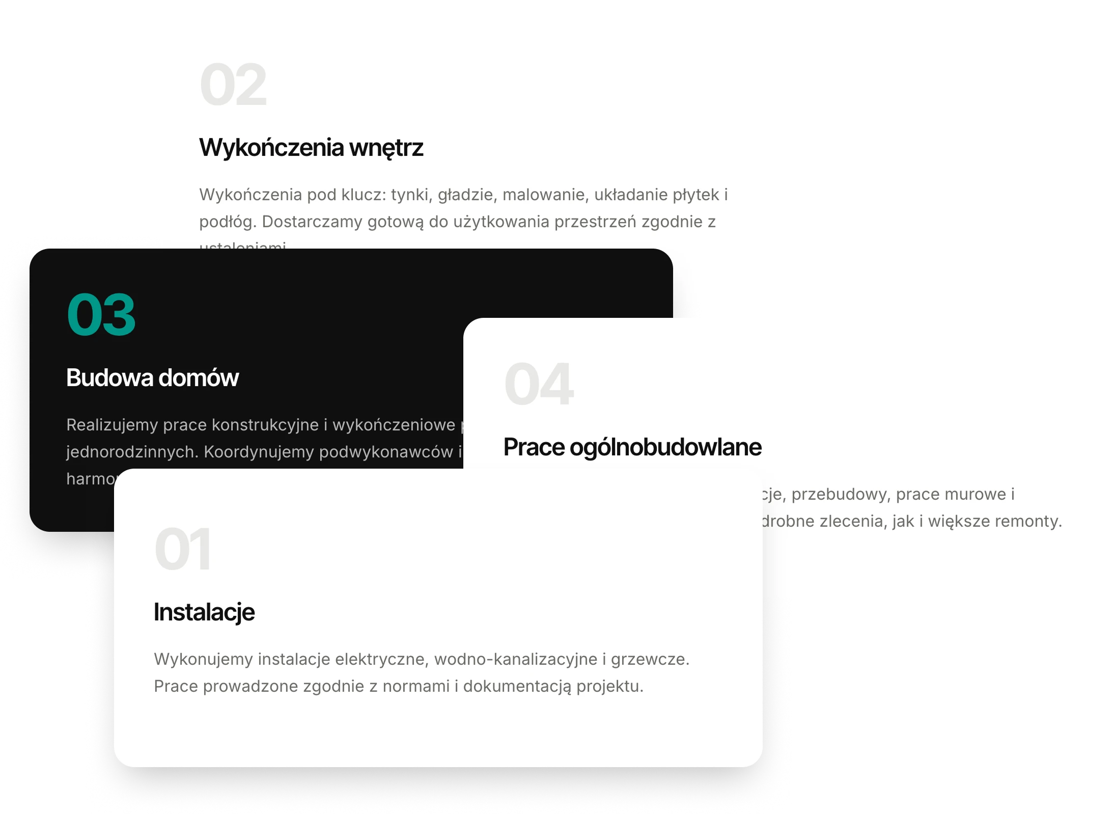 Showcase your services